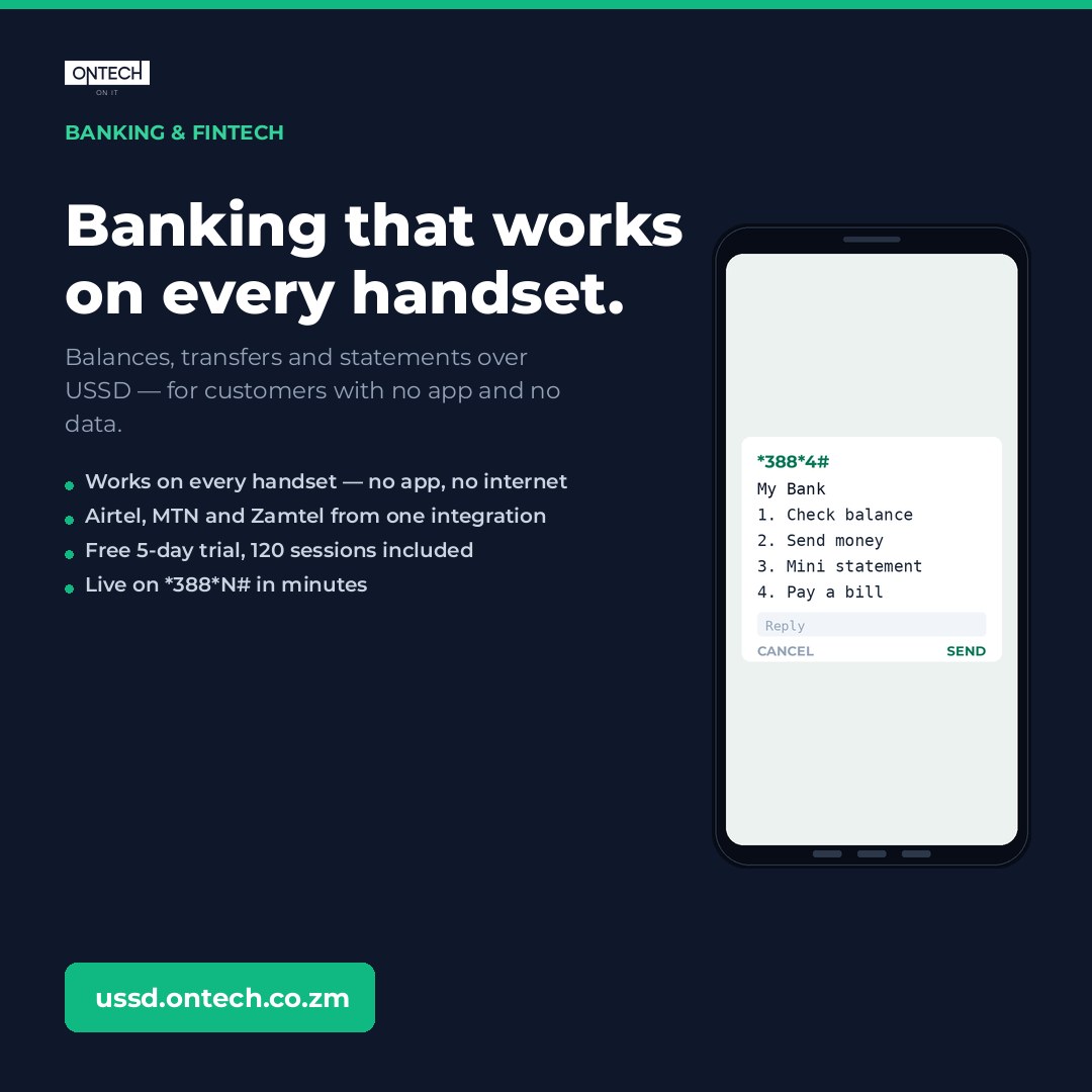 Banking & Fintech USSD ad creative, 1080 × 1080